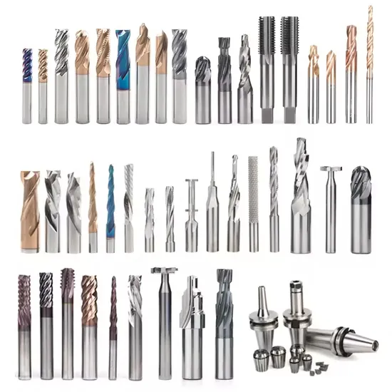 Germany Machine Cheap Price 2 Flute 4 Flute HRC45 HRC50 HRC55 HRC63 Square Flat CNC Cutting Tool Tungsten Solid Carbide End Mill Cutter